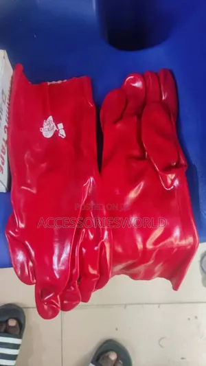 Safety Pvc (Polyvinyl Chloride) Rubber Hand Gloves