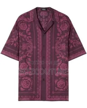 Original Versace Barocco Silks Shirts Available in Store
