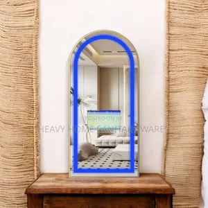 Long Executive Luxury Standing Mirror With Lights