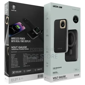 Green Lion Volt Gauge 10,000mah Power Bank