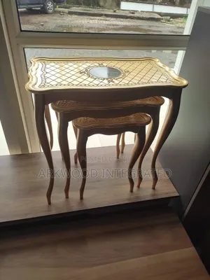 Made In Turkey Side Stool Table Set