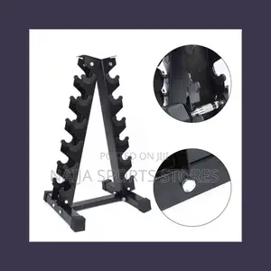 6 Pair Vertical Dumbell Storage Rack