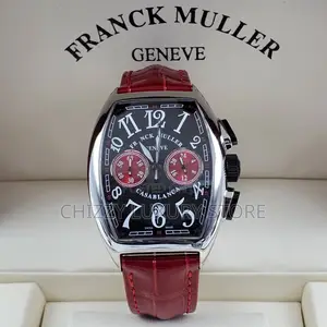Franck Muller Quality Men Genuine Leather Wristwatch