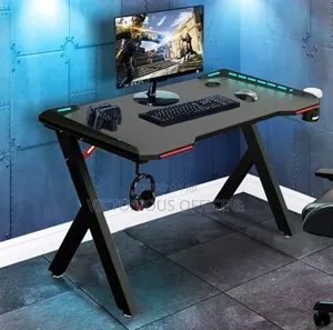 K-Shaped RGB Gaming Desk