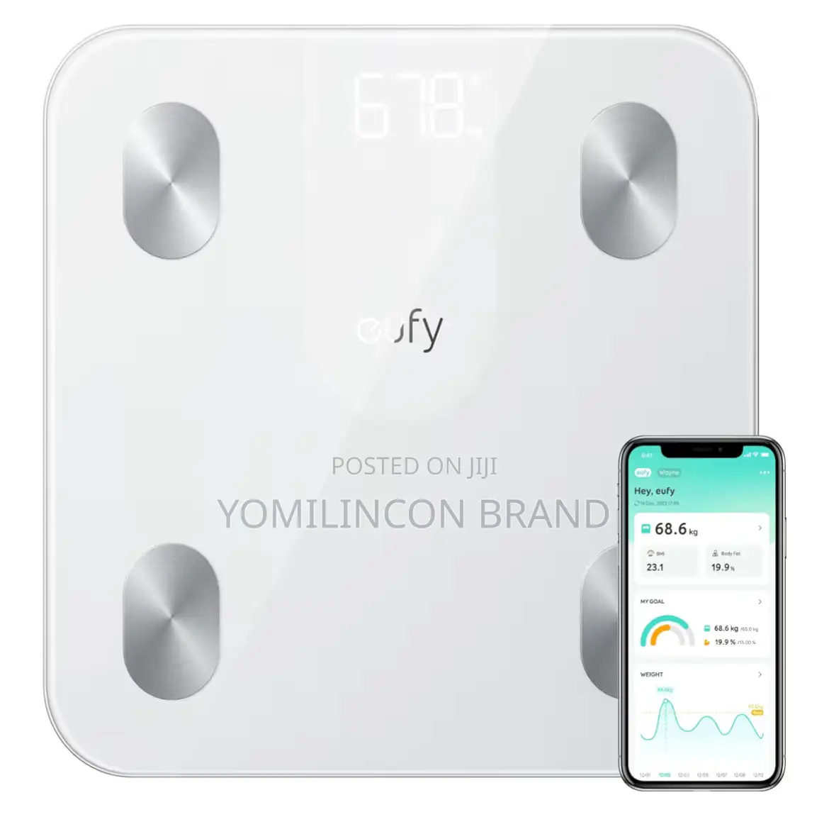 Anker Smart Scale A1 Compact Digital Scale With Bluetooth - White