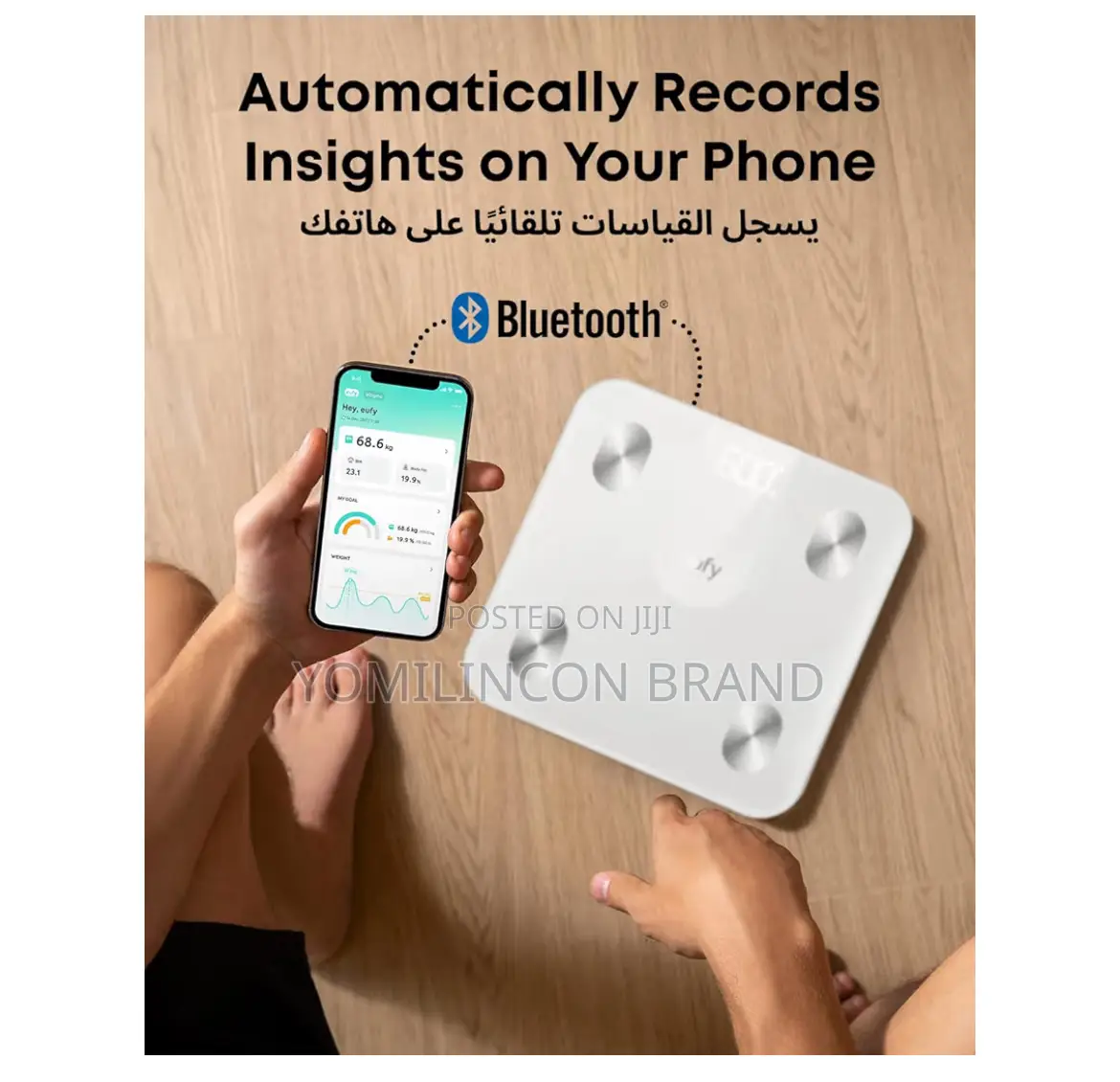 Anker Smart Scale A1 Compact Digital Scale With Bluetooth - White