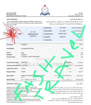 Oman 2 Years Work Visa
