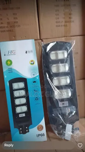 Solar All in One Street Light 4 Eyes Divided