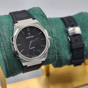 Kartston Quality Luxury Men Genuine Leather Wristwatch