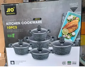 Jio Granite Coating Kitchen Cookware 10pcs