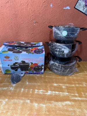 6 PCS Hoffner Aluminium Non Stick Pot