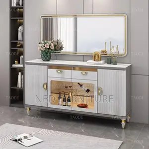 Quality Dining Console With Mirror