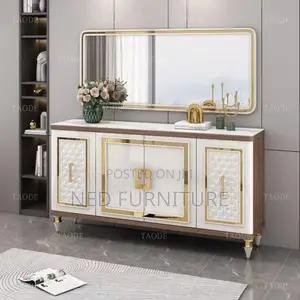Quality Cupboard Console With Mirror