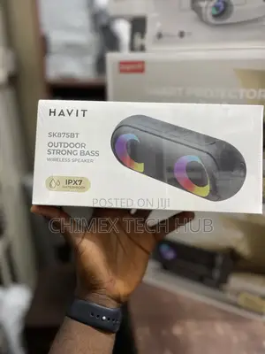Havit Sk875bt Outdoor Strong Bass Wireless Speaker RGB Lighting Design
