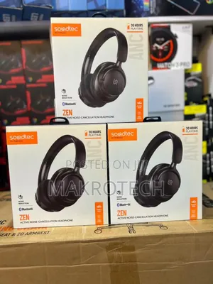 Porodo Soundtec Zen Active Noise-cancellation Headphones With Bluetoot