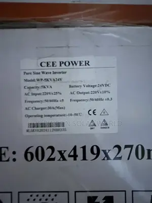 Solar Energy Cee Power Non Hybrid Inverter 5kva/48votts