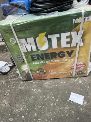 Solar Energy Motex Tall Tubular Battery 220a/12votts