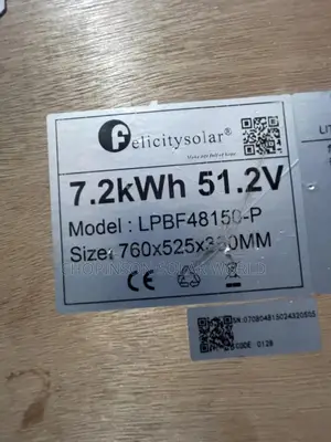 Solar Energy Felicity Lithium Battery 7.2kwh/5.2