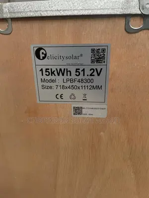 This Is Solar Energy Felicity Lithium Battery 15kwh 51.2v