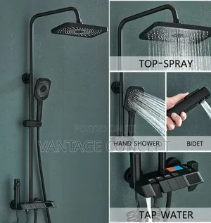 4 Button Piano Shower Mixer