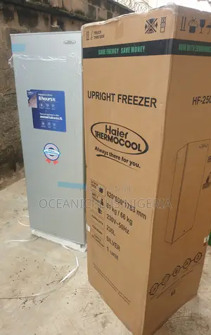 Haier Thermocool Simple 235l Upright Inverter Freezer Hf-250bs