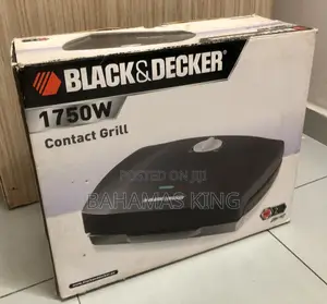 Black Decker 1750w Contact Grill