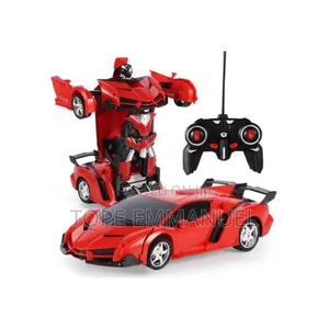 Rechargeable Remote Controlled Transformation Robot Toy Car