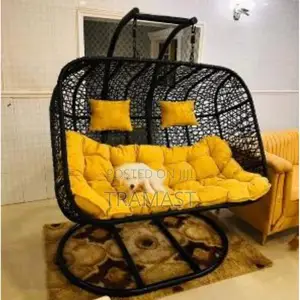 Semi-circle Three-seater Rattan Swing Chair