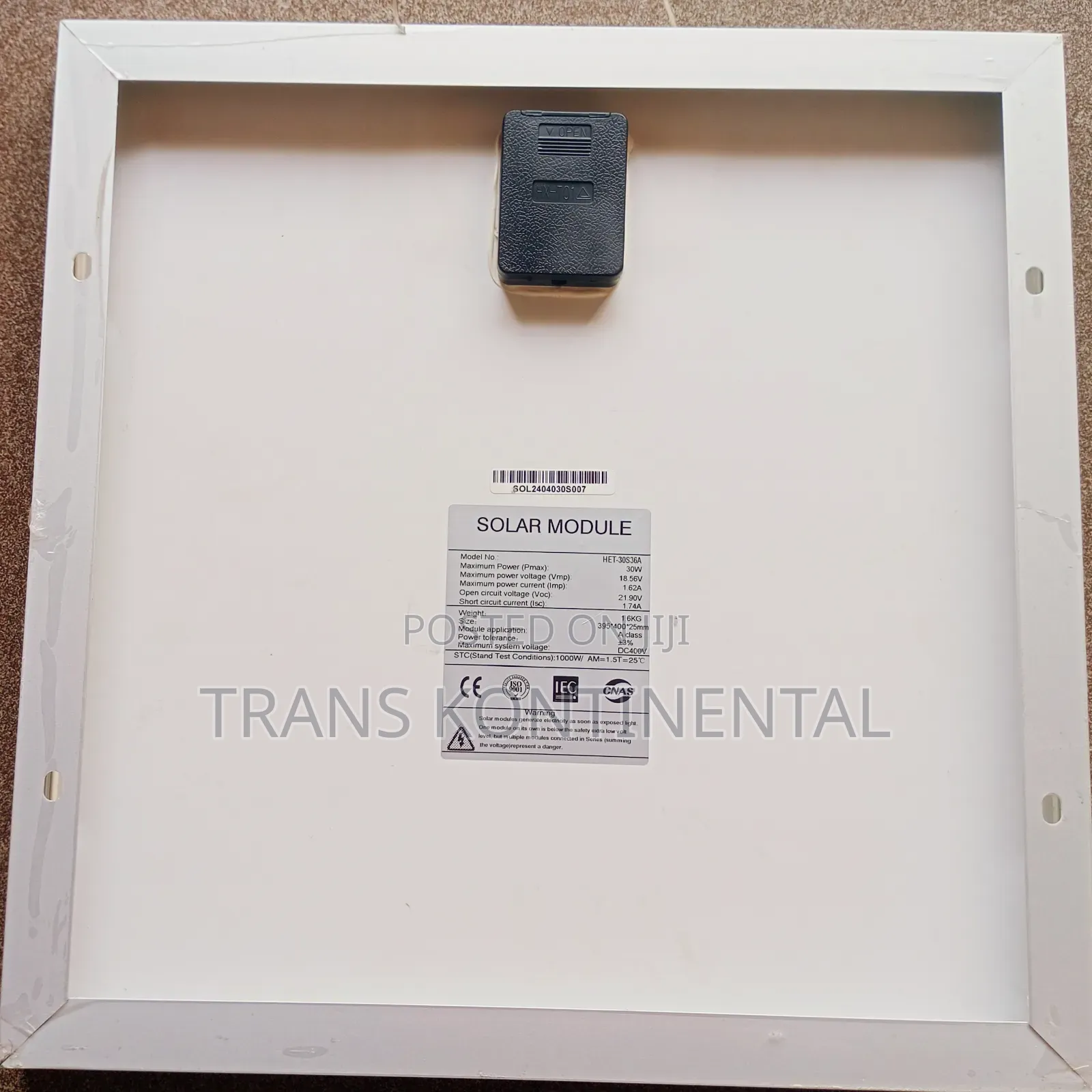 30w Solar Panel