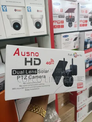Ausno Hd 4g Lte Dual Lens Solar Ptz Camera