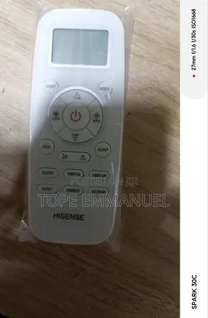Hisense Inverter Ac Remote