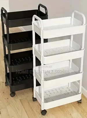 Trolley Rolling Storage Cart - 4 Tier
