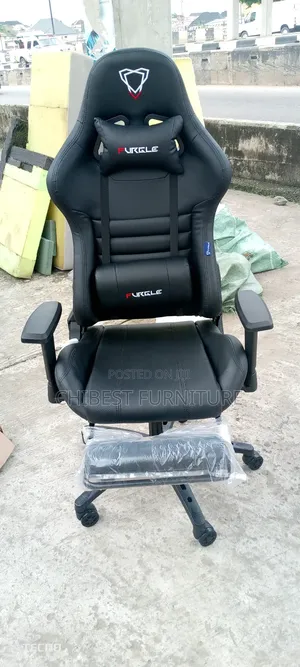 Black Furgle Game Chair For Office/Studio
