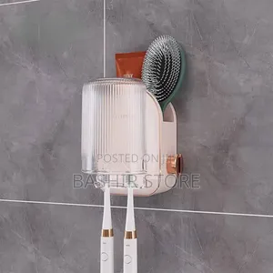 Wall-Mounted Toothbrush Holder