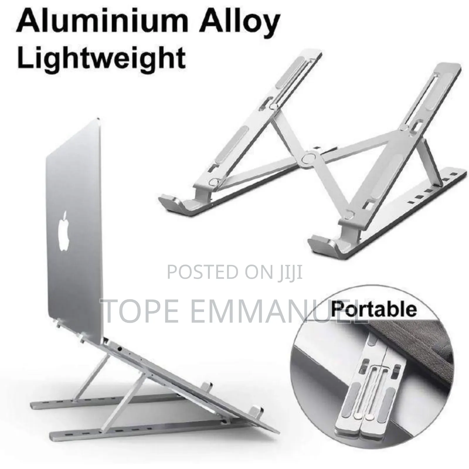 Adjustable and Lightweight Metal Laptop Stand