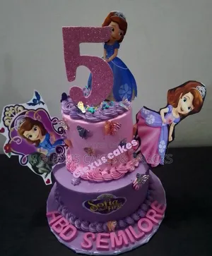 Two Tier Sofia Butter Cream Cake