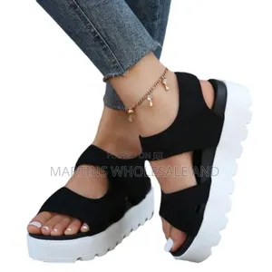 Fashion Women's Sandals With Rainbow Soles