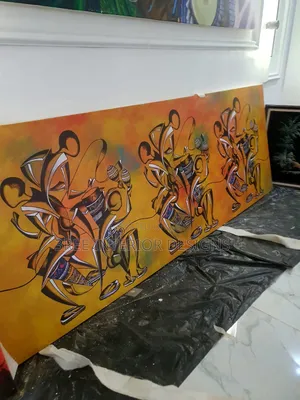 Big Wall Canvas Art Work || Drawing || Paintings on Clothes Fabrics