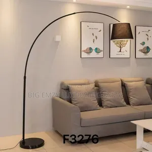 Arc Floor Lamp or Curved Floor Lamp.