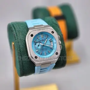 Bell Ross Quality Luxury Men Rubber Strap Wristwatch