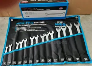 Meg-pro Combination Spanner Set - 14pcs (Heavy-duty)