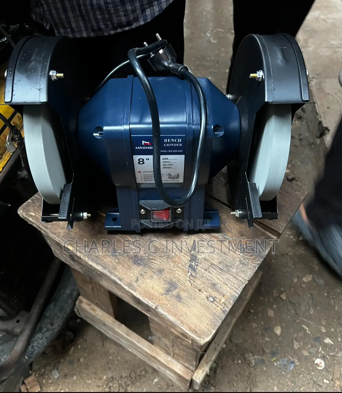 8” Bench Grinder Machine For Sharpening,Grinding And Surface Smoothing