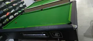 8ft Black Switch Marble and Coin Snooker
