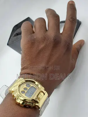 Transparent Classic G-Shock Rubber Strap Men's Wrist Watch