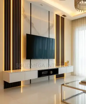 Megasoild Interior Full Wall Tv Stand