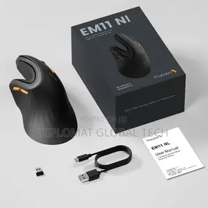 Protoarc Ergonomic Mouse, Em11 Nl Bluetooth Rechargeable