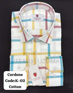 Pure Coton Material Men Longsleves Shirt