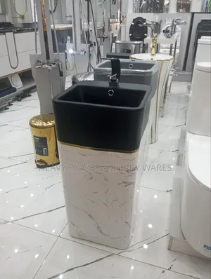 Square Marble Standing Basin