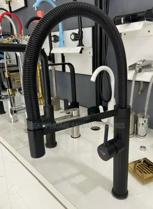  Pure Black Sink Mixer Tap