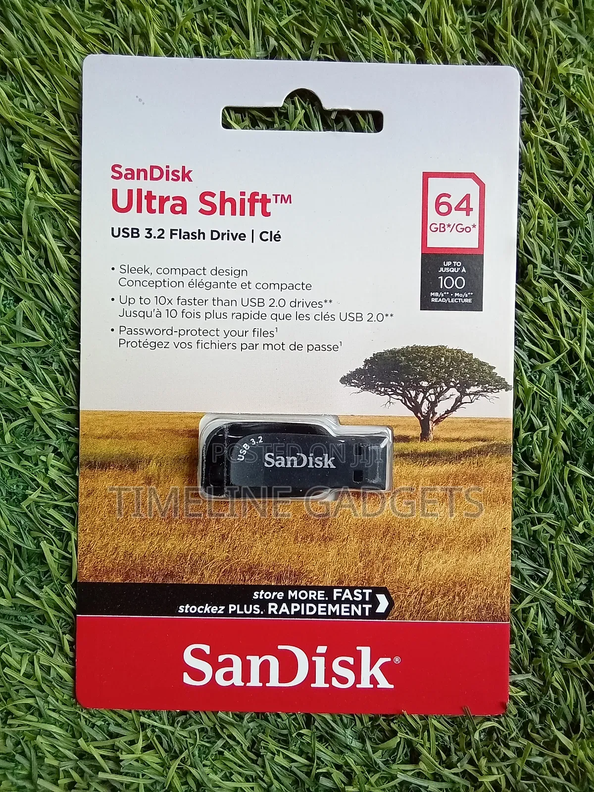 Sandisk Ultra Shift Flash Drive 64gb